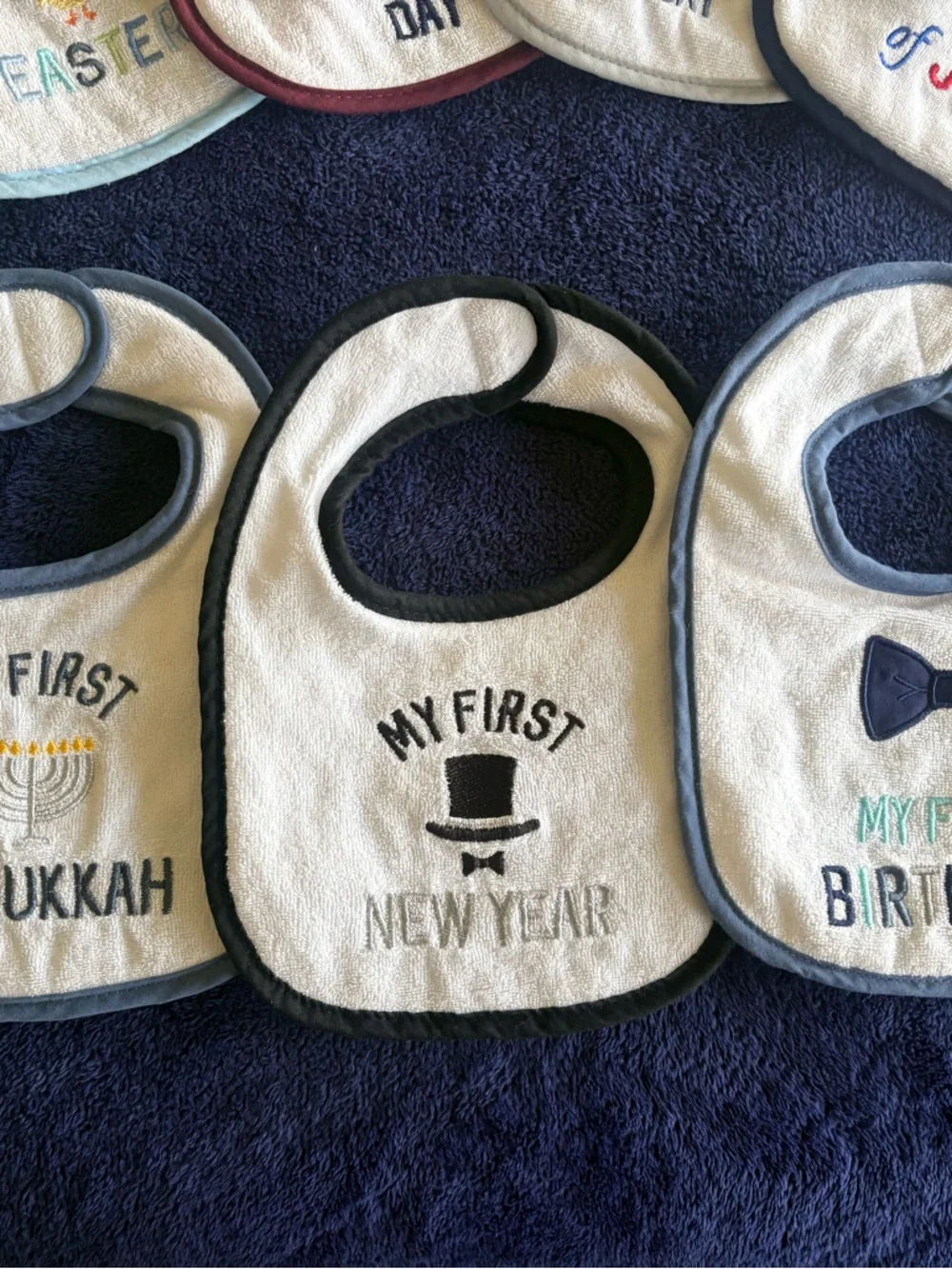 My First Holiday Bib Set - Multicolor